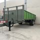REMOLQUE BASCULANTE 4,50 X 2.32 CON BALDERAS