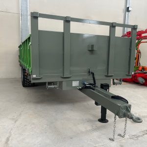 REMOLQUE BASCULANTE 4,50 X 2.32 CON BALDERAS