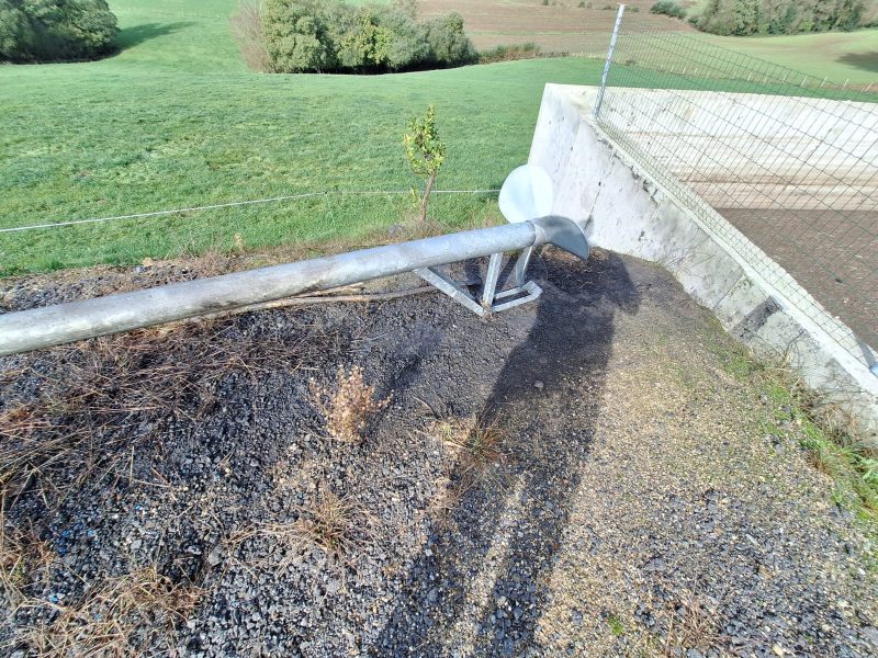 BATIDOR DE PURIN INDUSAGRI 6,5 METROS GALVANIZADO
